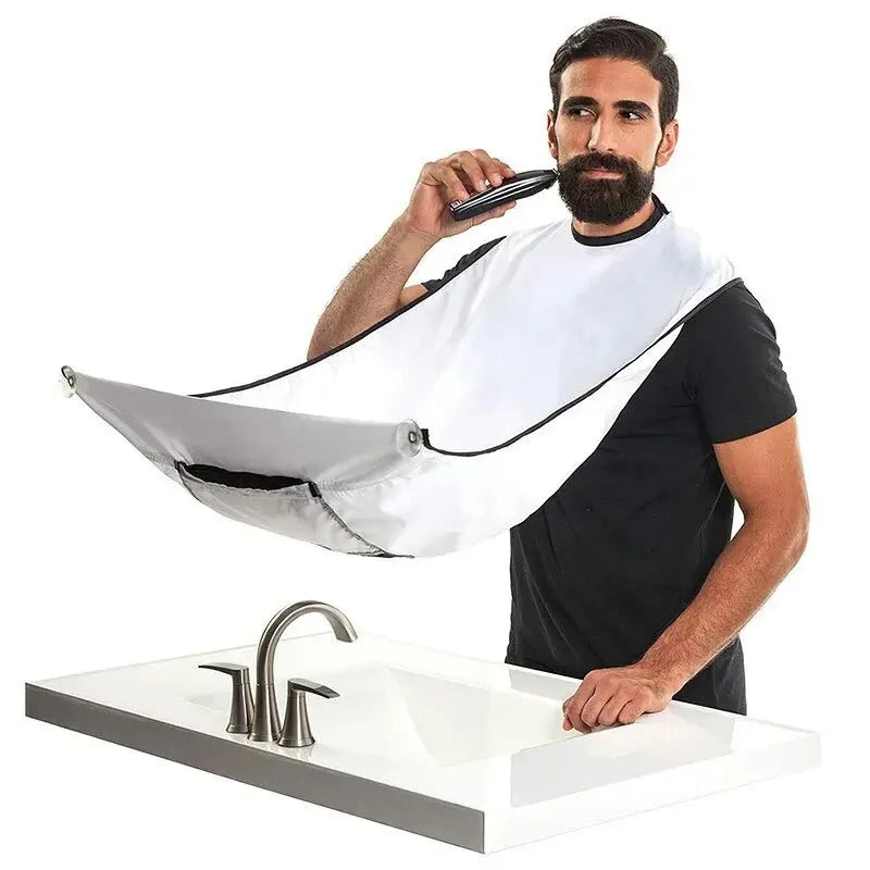 1pc Men's Bathroom Apron Men's Beard Apron Shaving Holder Hair Shaving Beard Catcher Waterproof Bathroom Cleaning Gift for Men