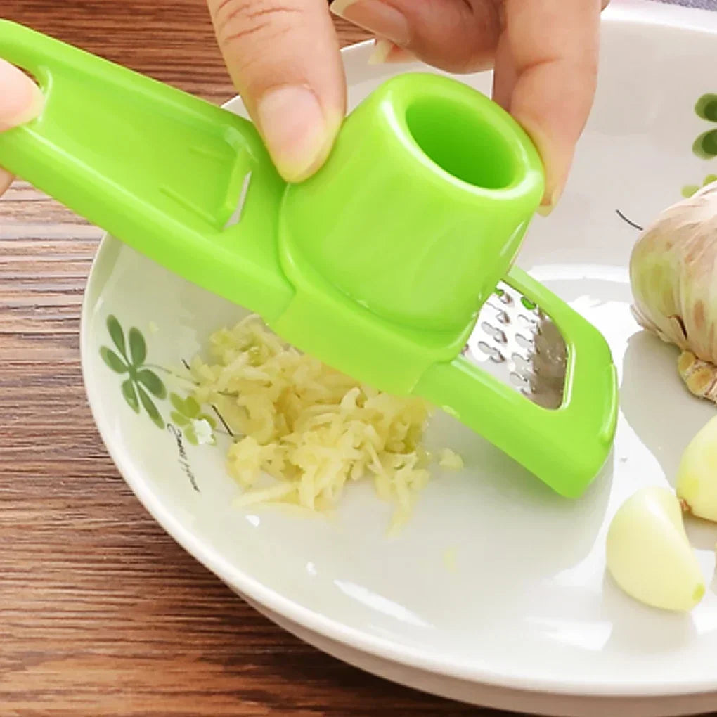 1pc Multi-functional Garlic Crusher Grinder Manual Ginger Garlic Cutter Garlic Peeler Press Kitchen Gadgets Cooking