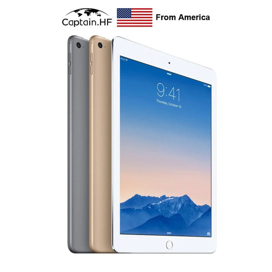 2014 IPad Air 2 Tablet Retina Display 9 inch LED Backlit Multi-touch Display Fingerprint Unlock 2048×1536 Resolution Original