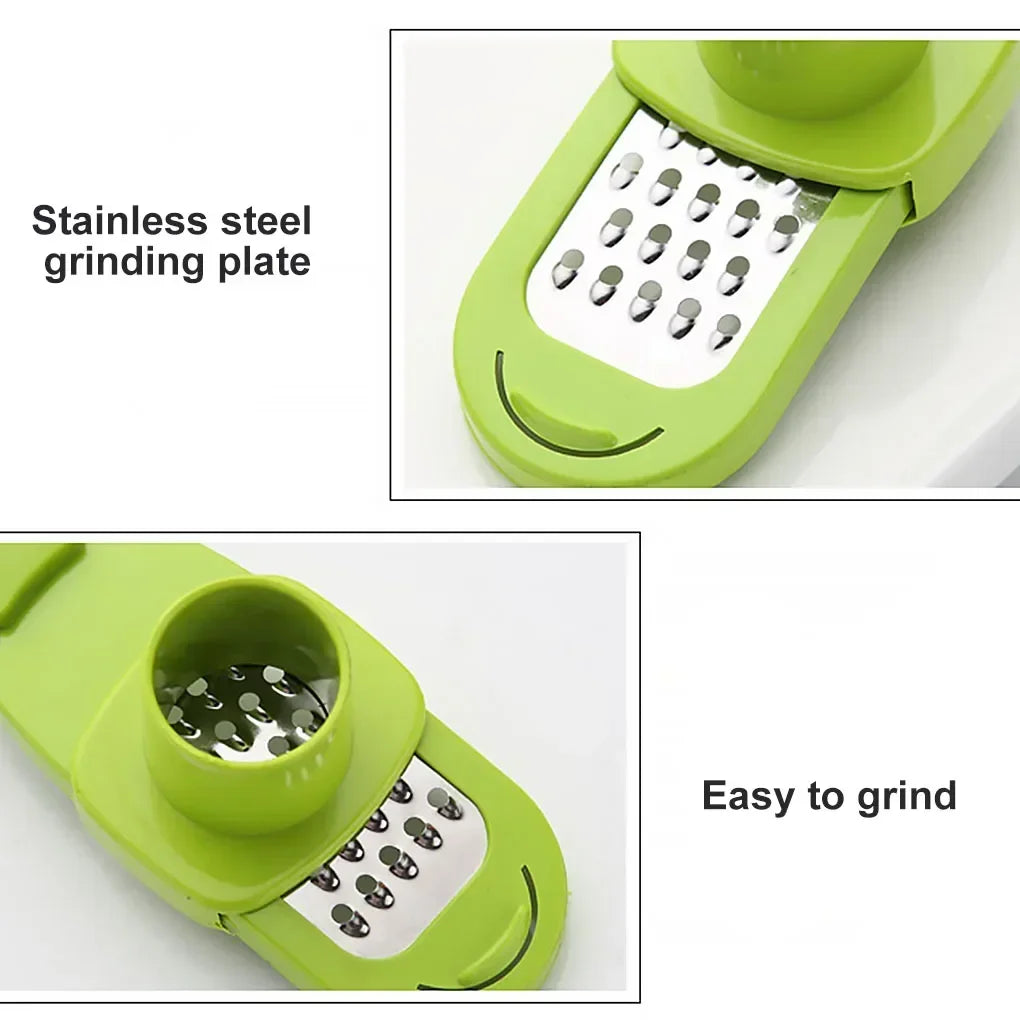 1pc Multi-functional Garlic Crusher Grinder Manual Ginger Garlic Cutter Garlic Peeler Press Kitchen Gadgets Cooking