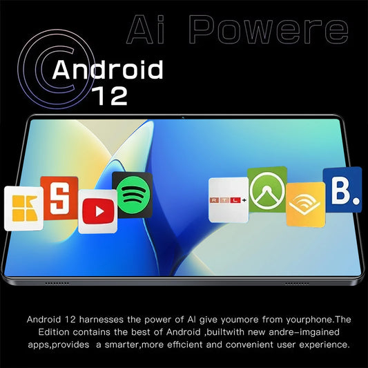 2024 Global Version 11.6 Inch Tablet Android 16GB Ram 1Tb Rom Android 12.0 8800Mah Network Bluetooth free shipping Tablets Pc